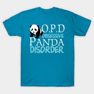 Cute Obsessive Panda Disorder T-Shirt